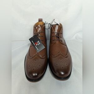 NWT New York & Company Men's Luciano Faux Leather Boots Size 10.5